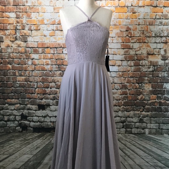 Lulu’s EVERLASTING ENCHANTMENT GREY MAXI DRESS - Picture 2 of 6